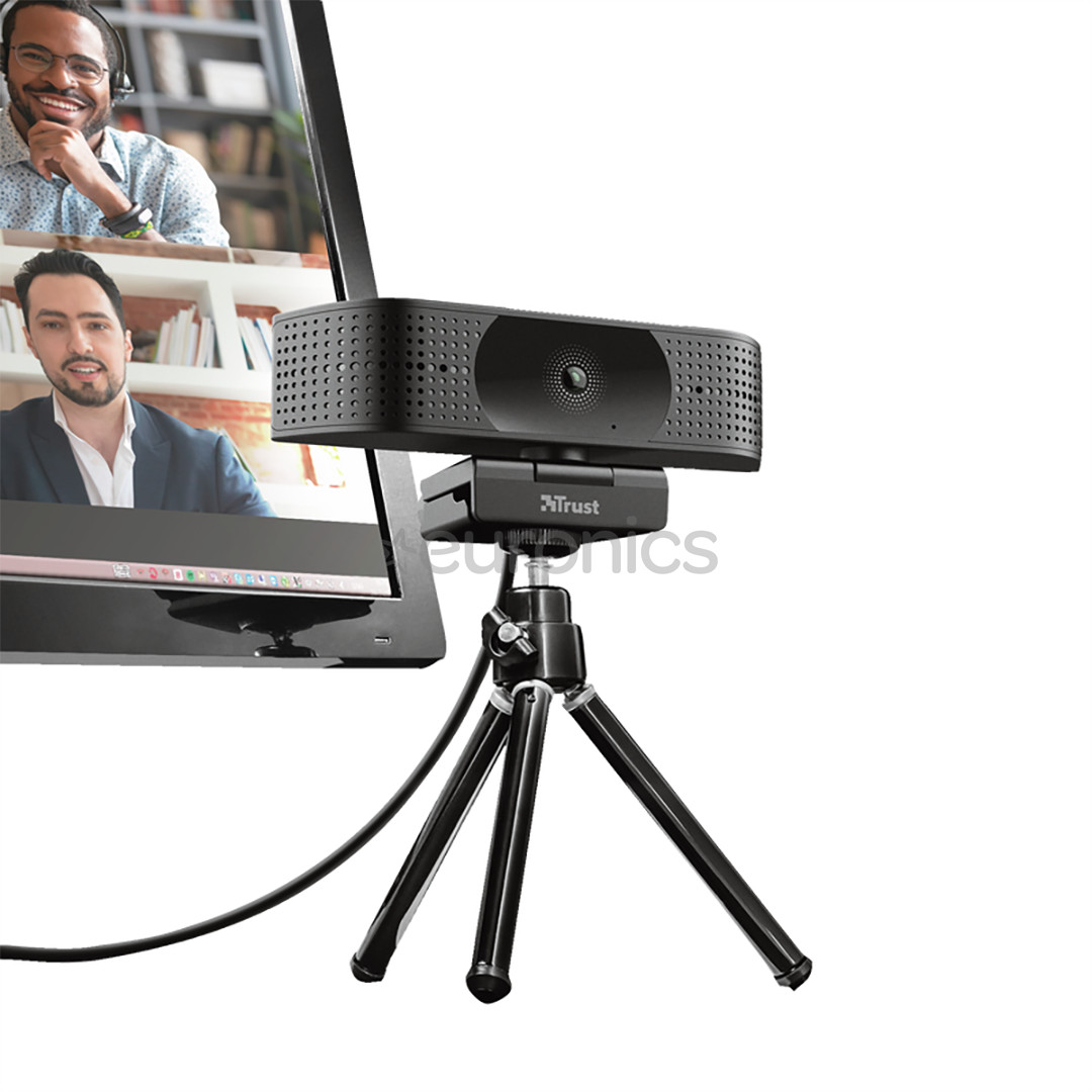 Trust Teza, 4K Ultra HD, must - Veebikaamera