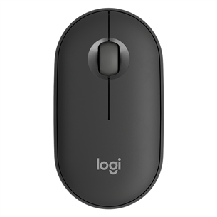 Logitech Pebble Mouse 2 M350s BT, must - Juhtmevaba hiir