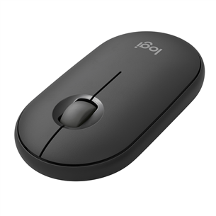 Logitech Pebble Mouse 2 M350s BT, must - Juhtmevaba hiir