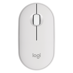 Logitech Pebble Mouse 2 M350s BT, white - Wireless mouse