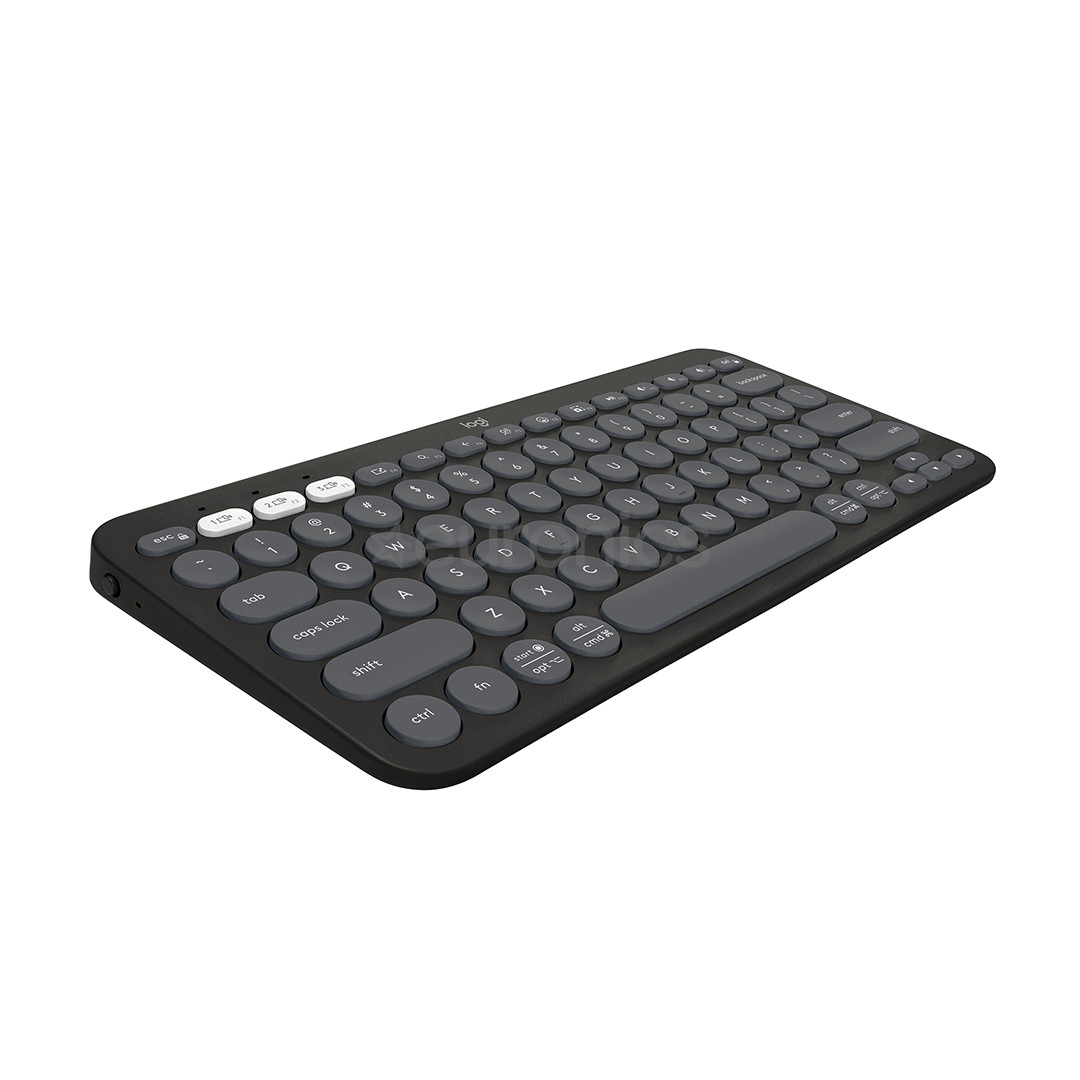Logitech Pebble Keys 2 K380s, US, black - Wireless keyboard
