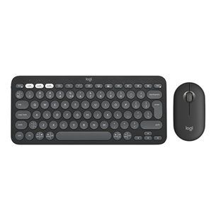 Logitech Pebble 2 Combo, SWE, black - Wireless keyboard and mouse