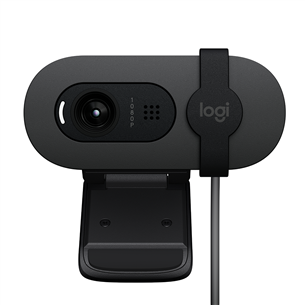 Logitech Brio 100, FHD, must - Veebikaamera