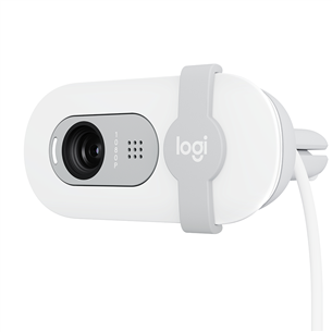 Logitech Brio 100, FHD, white - Webcam