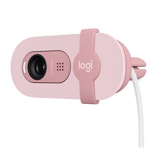 Logitech Brio 100, FHD, rose - Webcam