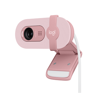 Logitech Brio 100, FHD, roosa - Veebikaamera