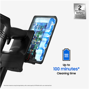Samsung Bespoke Jet AI Pet Extra, черный - Беспроводной пылесос