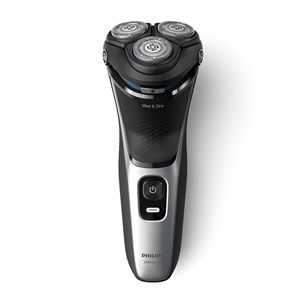 Philips Shaver 3000 Series, Wet & Dry, must/hõbedane - Pardel