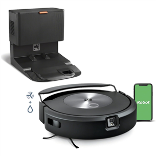 iRobot Roomba Combo® j7+, сухая и влажная уборка, черный - Робот-пылесос