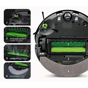 iRobot Roomba Combo® j7+, Wet & Dry, black - Robot vacuum cleaner