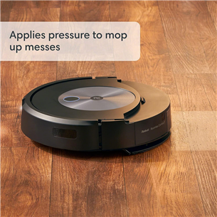 iRobot Roomba Combo® j7+, сухая и влажная уборка, черный - Робот-пылесос