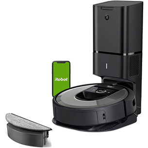 iRobot Roomba Combo® i8+, Wet & Dry, black - Robot vacuum cleaner COMBOI8578PLUS