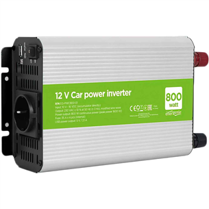 Gembird 12V-> 800W + USB port - Inverter EG-PWC800-01