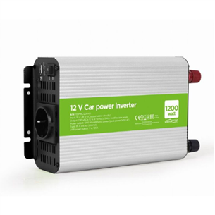 Gembird 12V-> 1200W + USB port - Inverter