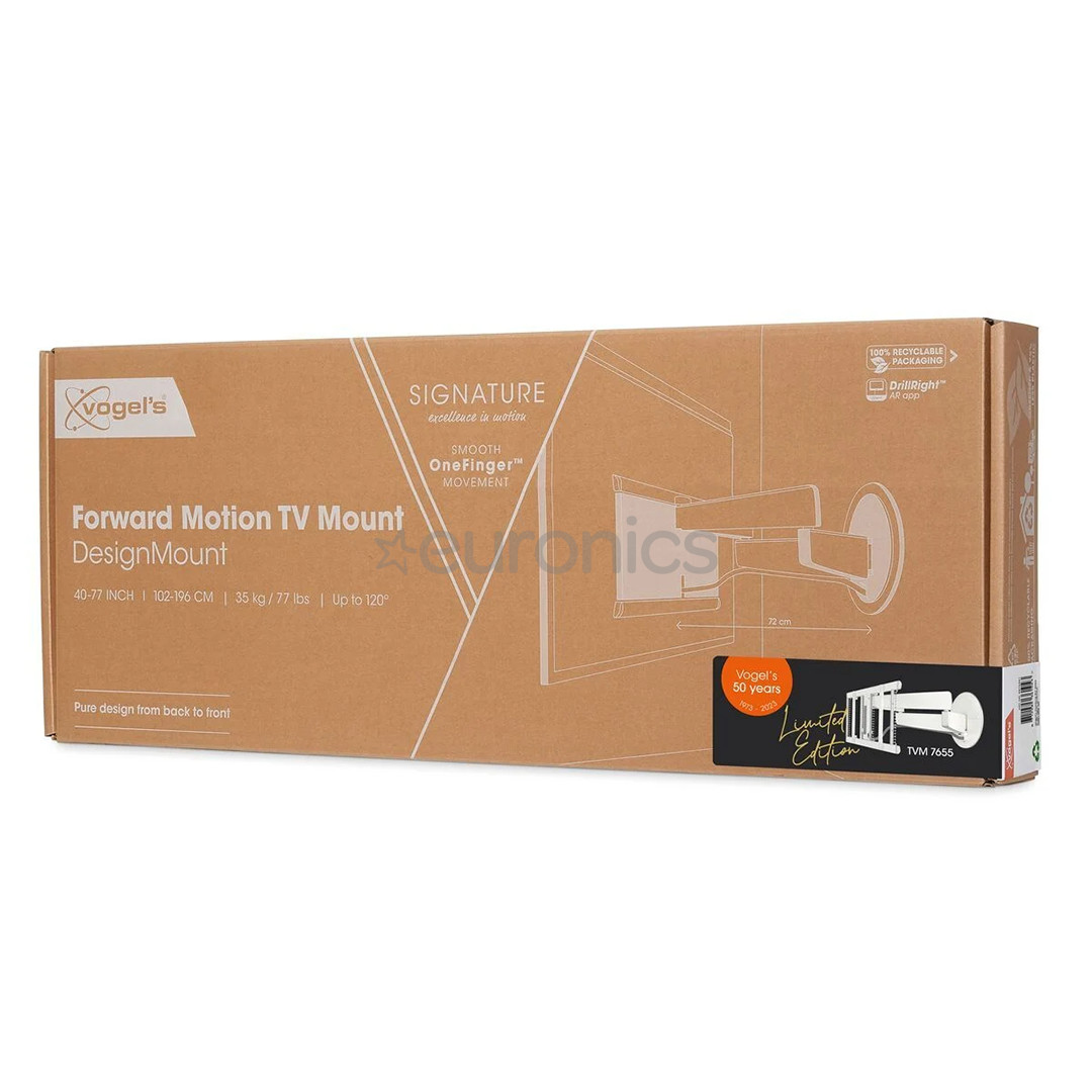 Vogel's 7675 MotionMount Pro Signature, 40" - 77", motoriseeritud, valge - Teleri seinakinnitus