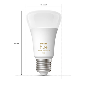 Philips Hue White Ambiance E27, 3 tk, hämarduslüliti - Nutivalgusti stardikomplekt