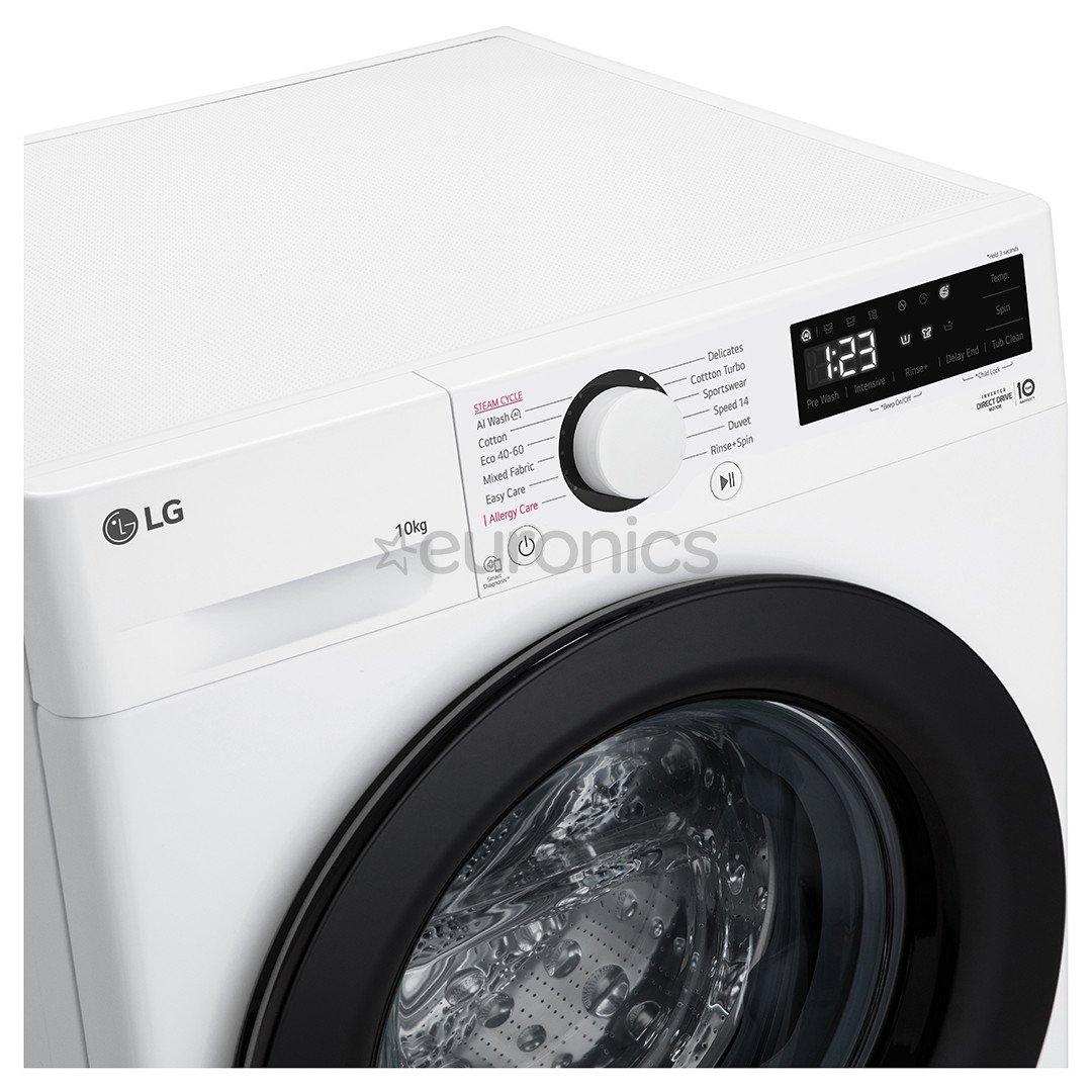 LG, 10 kg, depth 56,5 cm, 1400 rpm - Front load washing machine