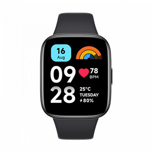 Xiaomi Redmi Watch 3 Active, must - Nutikell 47254