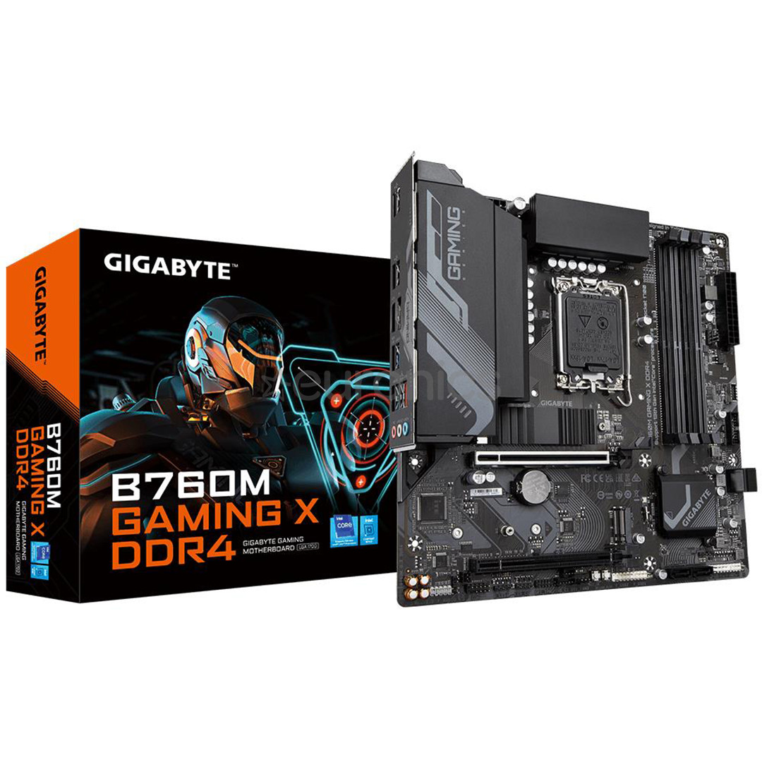 Gigabyte, Intel B760, LGA1700, DDR4, mATX - Материнская плата