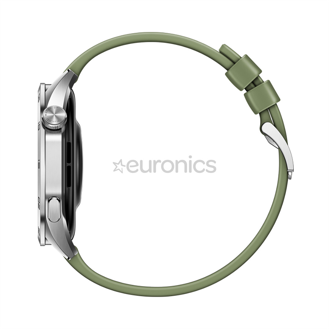Huawei Watch GT 4, 46 мм, нерж. сталь/зеленый - Смарт-часы