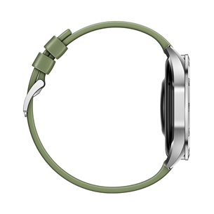 Huawei Watch GT4, 46 mm, roostevaba teras/roheline - Nutikell