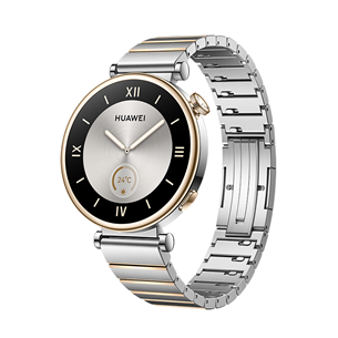 Huawei Watch GT4, 41 mm, roostevaba teras - Nutikell