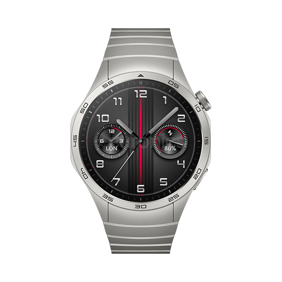 Huawei Watch GT4, 46 mm, roostevaba teras - Nutikell