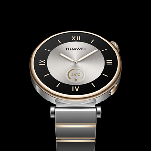 Huawei Watch GT4, 41 mm, roostevaba teras - Nutikell