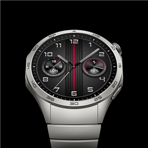 Huawei Watch GT4, 46 mm, roostevaba teras - Nutikell