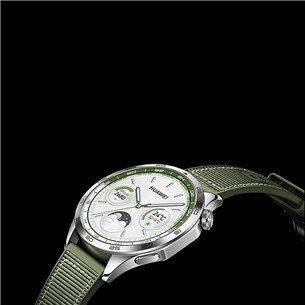 Huawei Watch GT 4, 46 мм, нерж. сталь/зеленый - Смарт-часы