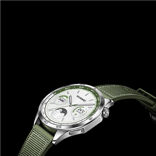 Huawei Watch GT4, 46 мм, нерж. сталь/зеленый - Смарт-часы