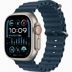 Apple Watch Ultra 2, 49 mm, Ocean Band, sinine - Nutikell