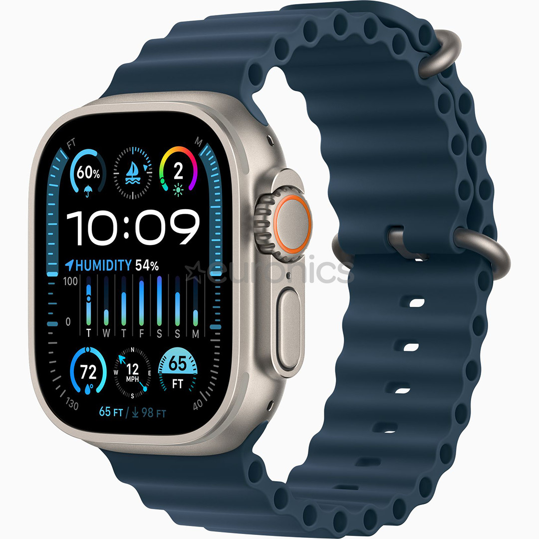 Apple Watch Ultra 2, 49 мм, Ocean Band, синий - Смарт-часы