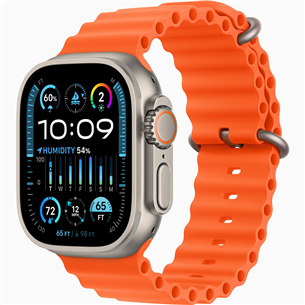 Apple Watch Ultra 2, 49 мм, Ocean Band, оранжевый - Смарт-часы MREH3EL/A