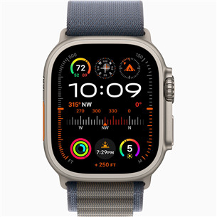 Apple Watch Ultra 2, 49 mm, Alpine Loop, Small, blue - Smartwatch