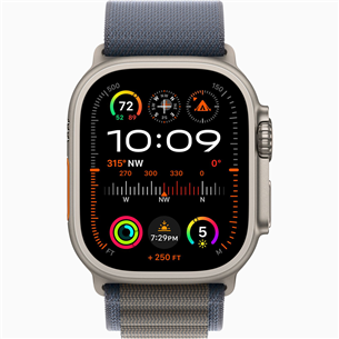 Apple Watch Ultra 2, 49 mm, Alpine Loop, Small, blue - Smartwatch