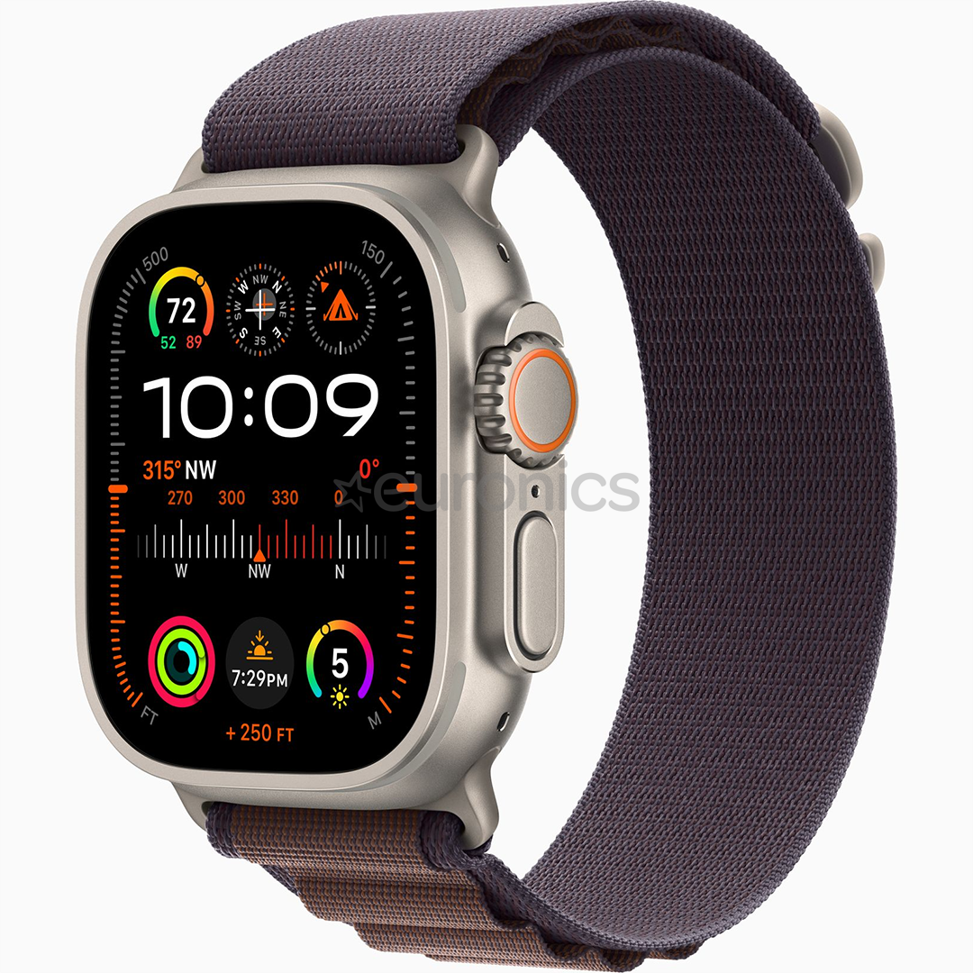 Apple Watch Ultra 2, 49 мм, Alpine Loop, Small, фиолетовый - Смарт-часы