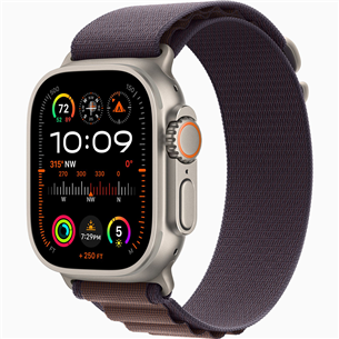 Apple Watch Ultra 2, 49 мм, Alpine Loop, Medium, фиолетовый - Смарт-часы