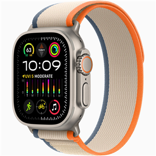 Apple Watch Ultra 2, 49 mm, Trail Loop, M/L, oranž/beež - Nutikell