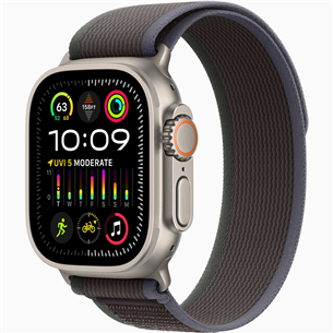 Apple Watch Ultra 2, 49 мм, Trail Loop, S/M, синий/черный - Смарт-часы MRF53EL/A
