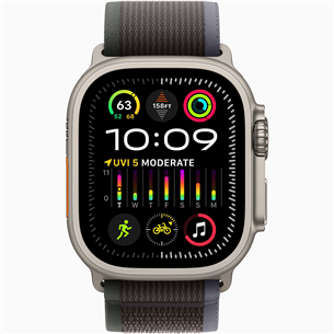 Apple Watch Ultra 2, 49 мм, Trail Loop, M/L, синий/черный - Смарт-часы