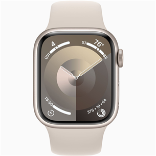 Apple Watch Series 9 GPS, 41 mm, Sport Band, S/M, beež - Nutikell