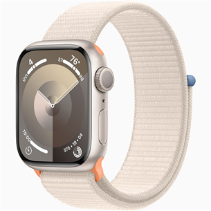 Apple Watch Series 9 GPS, 41 mm, Sport Loop, beež - Nutikell