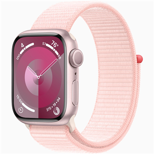Apple Watch Series 9 GPS, 41 mm, Sport Loop, roosa - Nutikell MR953ET/A