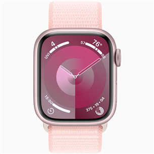 Apple Watch Series 9 GPS, 41 mm, Sport Loop, pink - Smartwatch