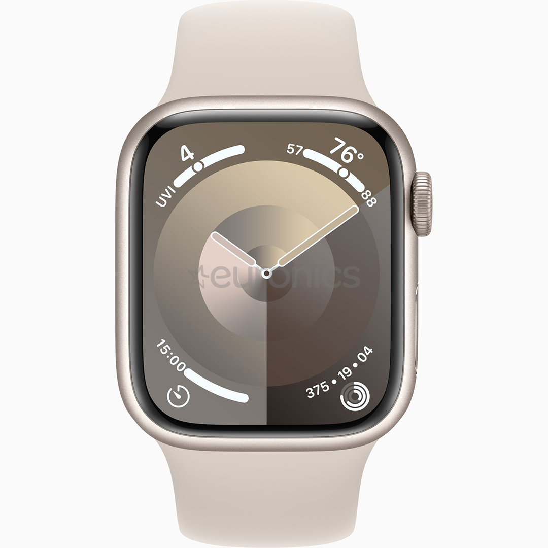Apple Watch Series 9 GPS + Cellular, 41 мм, Sport Band, M/L, бежевый - Смарт-часы