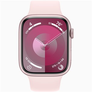 Apple Watch Series 9 GPS, 45 мм, Sport Band, M/L, розовый - Смарт-часы