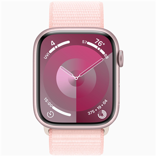 Apple Watch Series 9 GPS, 45 мм, Sport Loop, розовый - Смарт-часы