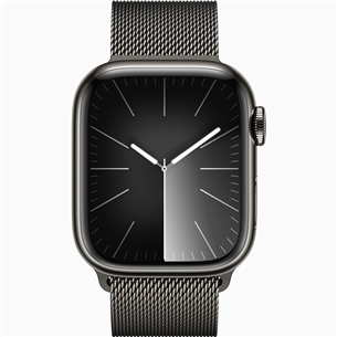 Apple Watch Series 9 GPS + Cellular, 41 мм, Milanese Loop, графитовая нержавеющая сталь - Смарт-часы