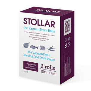 Stollar VacuumFresh, 15 cm x 3 m, 2 tk - Kilerullid